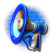 cash bandits 3 megaphone symbol