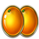 cash strike fire lock oranges symbol