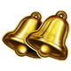 cash strike x cash bells symbol