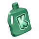 cash wash k symbol