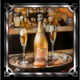 cashbah cafe golden champagne symbol