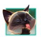cats love yummy cat 5 symbol