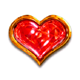 chance machine 5 heart symbol