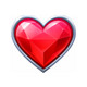 charged wins power frames heart symbol