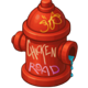 chicken royal fire hydrant symbol