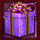christmas bonanza purple symbol
