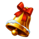 christmas coin bell symbol