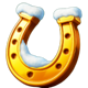 christmas coin horseshoe symbol