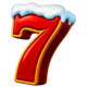 christmas coin lucky seven symbol