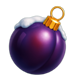 christmas coin plum symbol