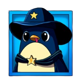 coinboy penguin sheriff symbol