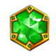coins of zeus hold and win green symbol