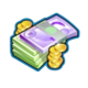 cops n robbers smash n grab money symbol