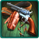 cowboy coins gun symbol