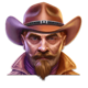 cowboys gold man symbol