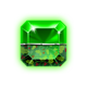 crazy gems christmas green gem symbol