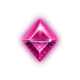 crazy gems christmas pink gem symbol