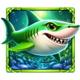 deep sea frenzy green shark symbol