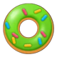 detective donut christmas green donut symbol