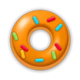 detective donut sweet 4 symbol