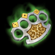 detective fortune knuckleduster symbol