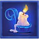 devil fire bonus coin candle symbol
