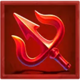 devil fire bonus coin trident symbol