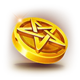 devil fire coin symbol