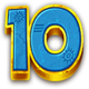 dinero n oro 10 symbol