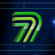 disco triple seven green seven symbol