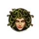 divine fortune gold medusa symbol