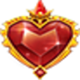 doragons gems heart symbol
