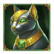 duel of night and day cat statue symbol