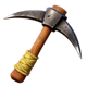 dusty nugget pick axe symbol