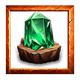 elemental deluxeways crystal green 2 symbol