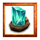elemental deluxeways crystal green symbol