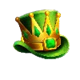 emerald king wheel of wealth hat symbol