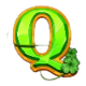 emerald king wheel of wealth q symbol