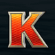 extreme fishing k letter symbol