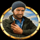 extreme fishing man symbol