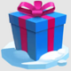 fat santa gift symbol