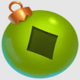 fat santa green bauble symbol