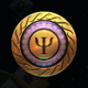 fire lighting gold shield symbol