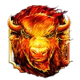 fire stampede ultimate ridin the respin bull symbol