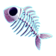 fonzos feline fortunes fishbone symbol
