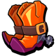 fox gold rush boots symbol