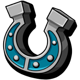 fox gold rush horseshoe symbol
