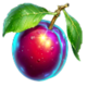 fruit loot stacks plum symbol