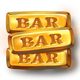 fruit spin powerpoints triple gold bar symbol