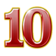 gameart lady luck 10 symbol